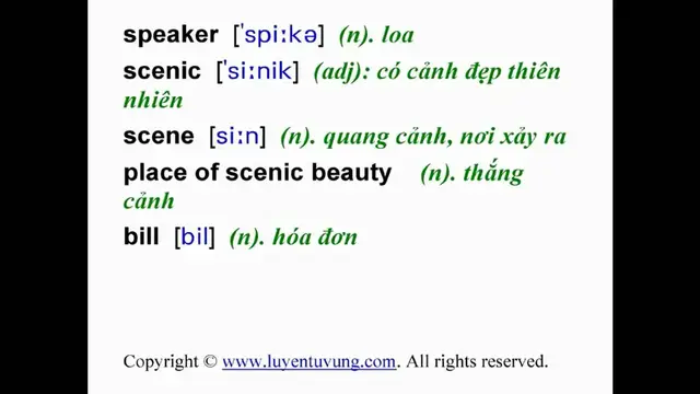 Video thumbnail for Learn English Vocabulary - Grade 10 - Unit 05 - Lesson 01