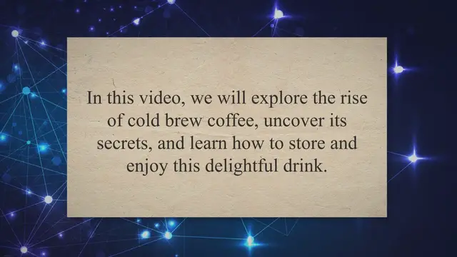 Video thumbnail for Chilling Facts: Does Cold Brew Need to be Refrigerated? Storing and Enjoying the Rise of Cold Brew Coffee