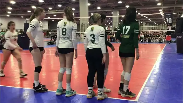 'Video thumbnail for Academy Volleyball Club 16HP Denny Volleyball Game'