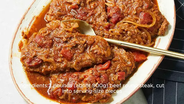 Video thumbnail for Slow Cooker Swiss Steak Recipe