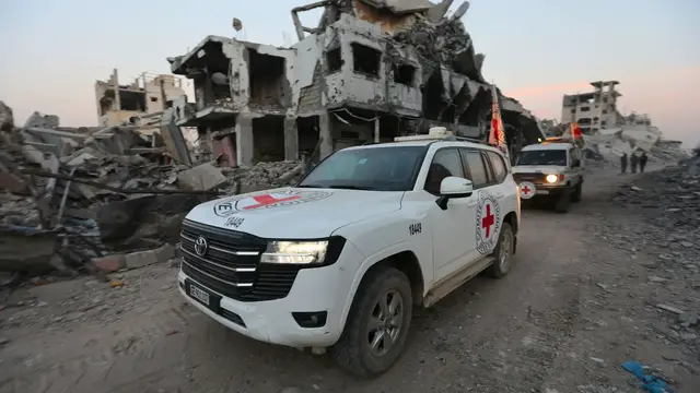 'Video thumbnail for Hamas expected to hand over three more Israeli captives’ bodies from Gaza'