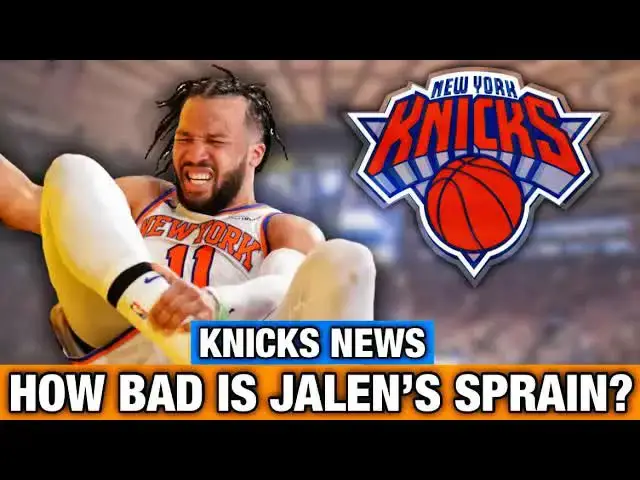 Video thumbnail for Jalen Brunson Ankle Injury Analysis: Knicks vs. Lakers NBA Game Highlights