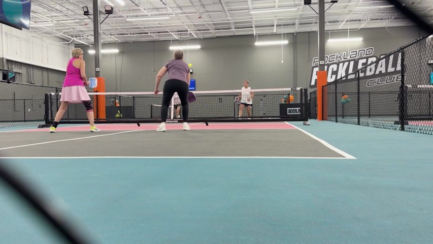Video thumbnail for New indoor pickleball facility opens in Rockland