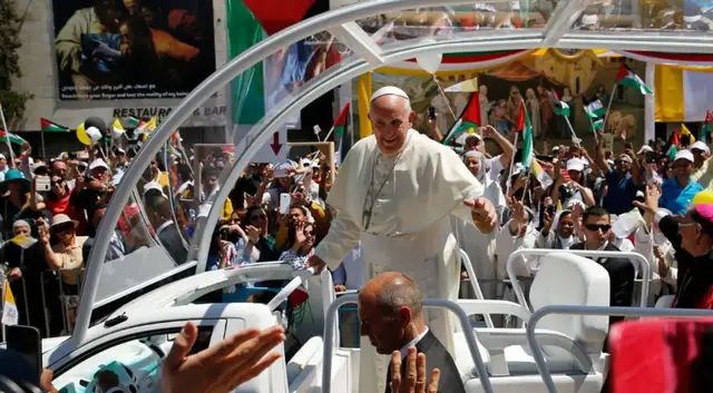 Video thumbnail for Pope Francis and Palestine: The Pontiff spoke out in support of Gaza during the war