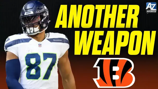 'Video thumbnail for a to z sports - nfl: noah fant's impact on joe burrow and the bengals' offense in 2025'