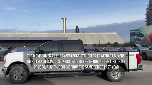 Video thumbnail for Tesla raises Cybertruck prices by $5,000 as sales slump.