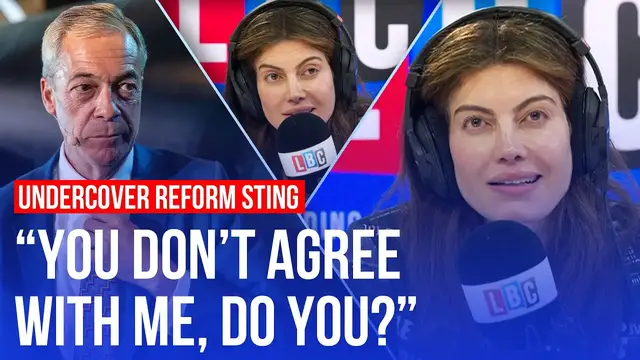Video thumbnail for LBC callers berate Reform's Laila Cunningham after undercover sting