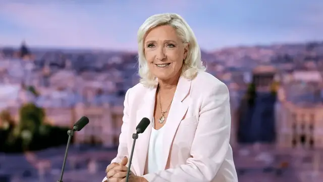 Video thumbnail for Marine Le Pen conviction: Far-right leader still cleared to run for presidency