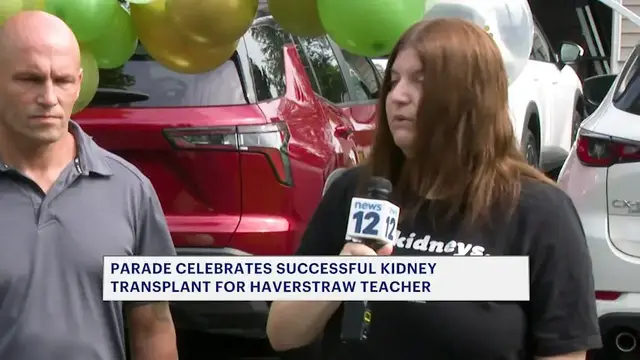 Video thumbnail for The gift of Life: Haverstraw kidney transplant recipient celebrated with parade