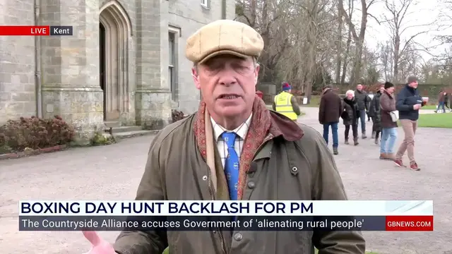 Video thumbnail for 'It's MADNESS!' Nigel Farage brands Labour 'authoritarian' over threat to ban festive tradition