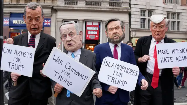 'Video thumbnail for ‘No to racism, no to Trump’: US president’s UK visit met with protests'