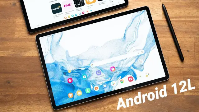 Video thumbnail for Android 12L auf Samsung Galaxy Tab S8: Das Update mit Taskbar