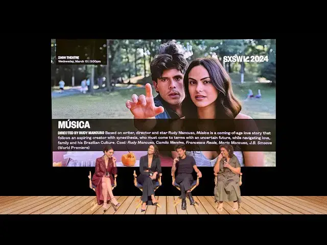 Video thumbnail for Camila Mendes, Música Cast Go Behind the Scenes at SXSW 2024 Premiere