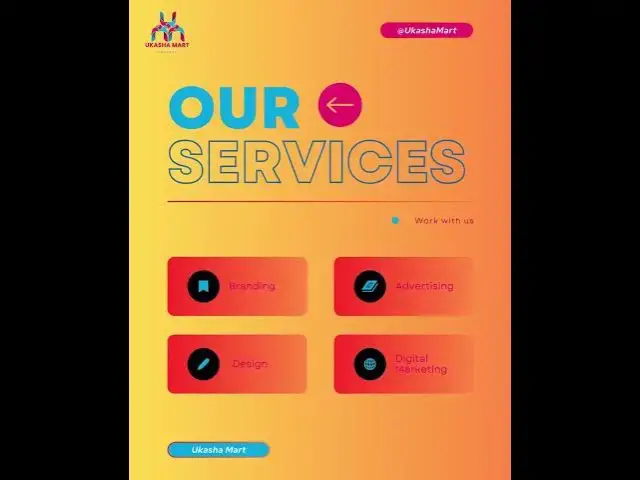 Video thumbnail for Modern creative agency service list @UkashaMart