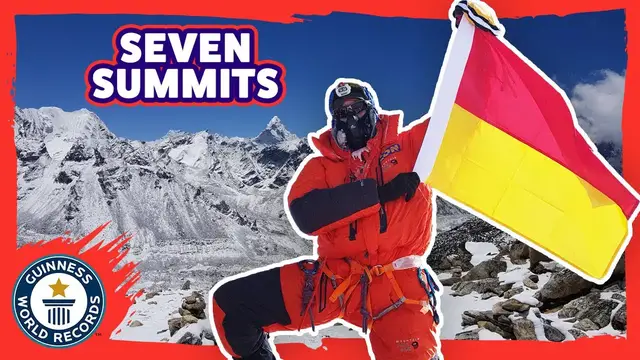 'Video thumbnail for Steven Plain: Fastest time to climb the Seven Summits'