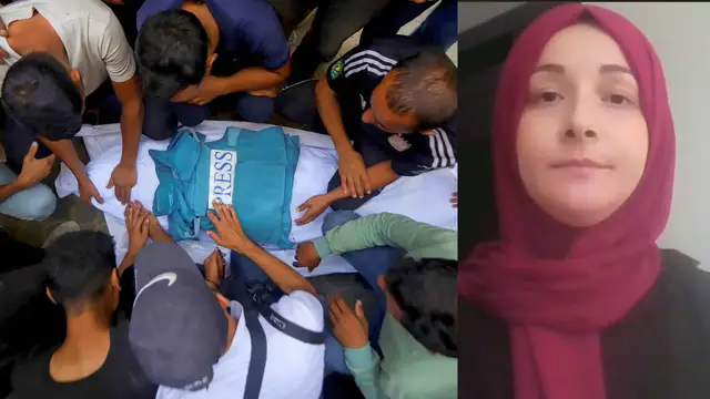 'Video thumbnail for Israel blocking journalists from Gaza to ‘control the narrative’: Palestinian journalist'