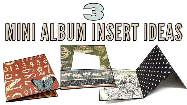 Video thumbnail for Mini Album Insert Ideas