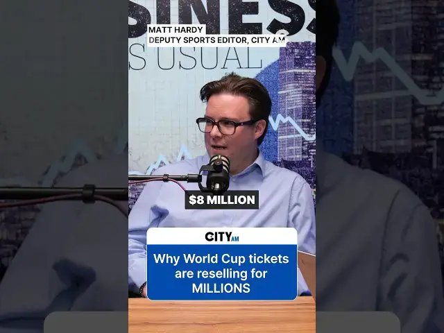 Video thumbnail for World Cup tickets are reselling for MILLIONS 💸
