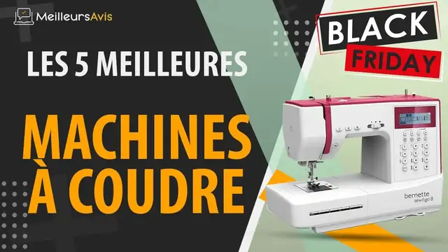 Video thumbnail for 🚩 MEILLEURE MACHINE À COUDRE - Black Friday 2022  (Comparatif & Guide d'achat)