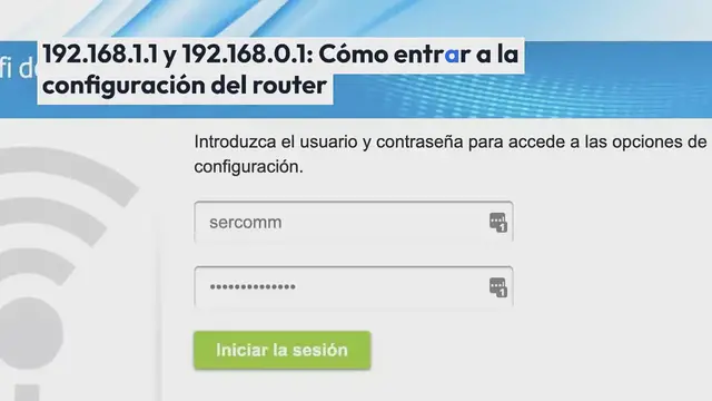 Video thumbnail for 192.168.1.1 y 192.168.0.1: Cómo entrar a la configuración del router