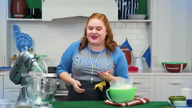 'Video thumbnail for How to Make a Football Cake _ Smart Cookie _ Allrecipes.com(720P_HD)'