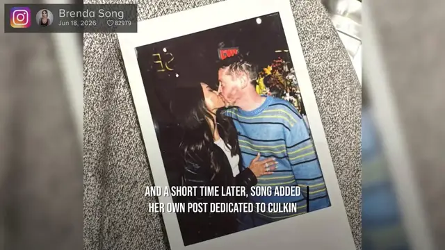Video thumbnail for Macaulay Culkin praises Brenda Song for changing his life 'forever'.