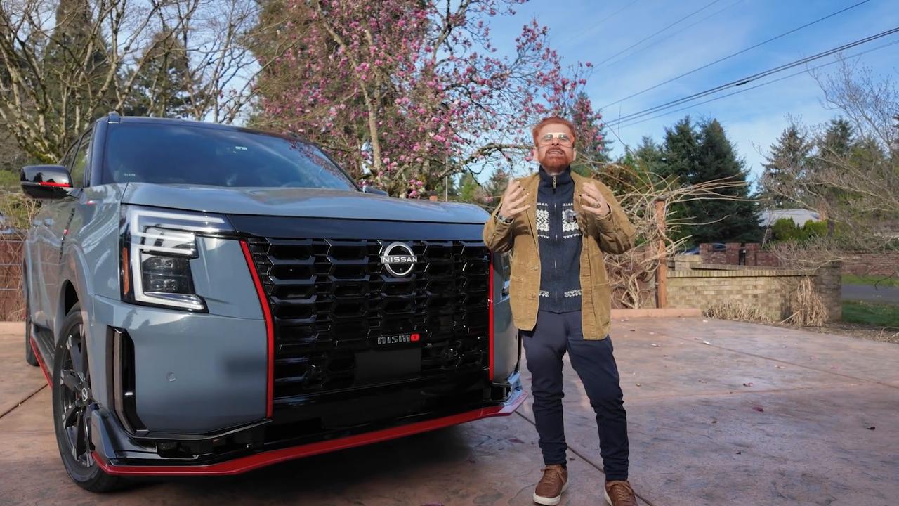Video thumbnail for 2026 Nissan Armada NISMO Is a Family SUV That Forgot to Be Sensible