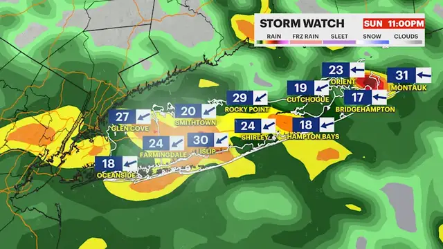 Video thumbnail for STORM WATCH: Nor’easter brings more heavy rain and coastal flooding through Sunday night