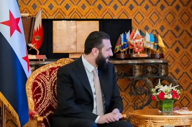 'Video thumbnail for Syria’s al-Sharaa sees future of ‘work and prosperity’ after sanctions'