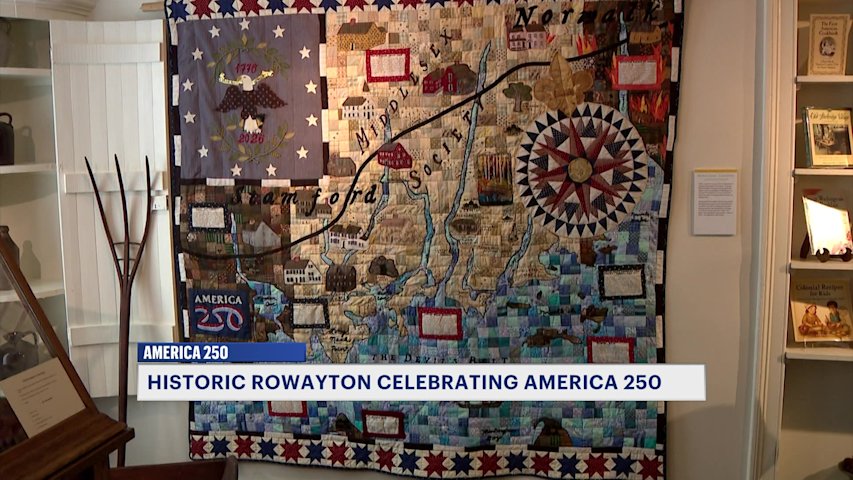 Video thumbnail for Historic Rowayton celebrates America 250 with reenactment and quilt showcase