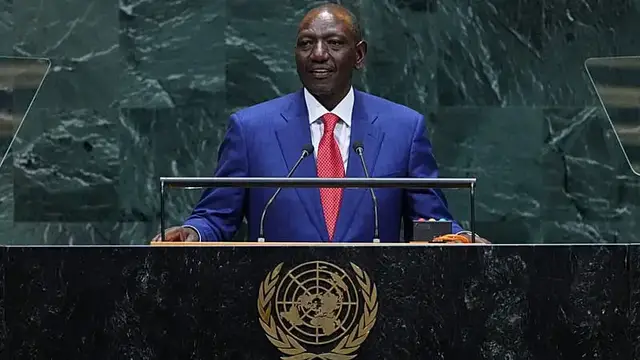 Video thumbnail for Kenya's Ruto calls for permanent African representation on UN Security Council