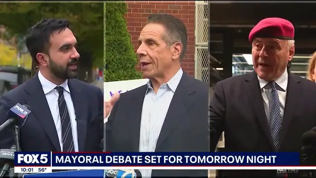 'Video thumbnail for Mayoral hopefuls brace for high-stakes debate that could reshape NYC race'