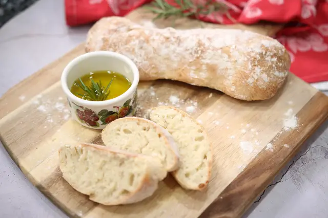 'Video thumbnail for How to Make Ciabatta Bread at Home – Crispy, Airy, & Delicious'