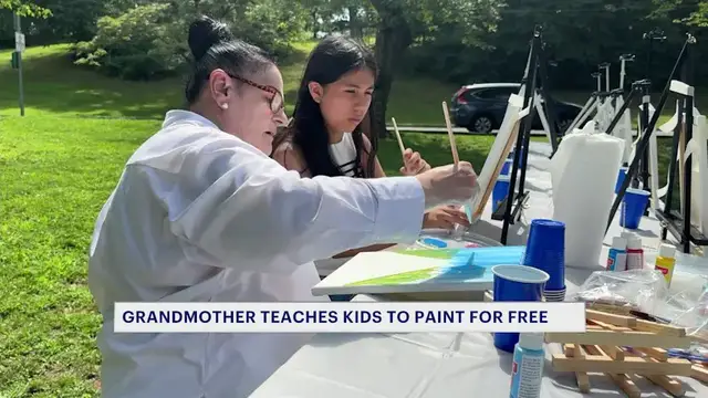 Video thumbnail for Bridgeport grandmother turns local park into open-air art studio