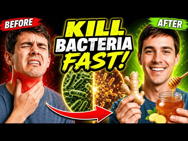 Video thumbnail for Kill Throat Bacteria Fast! 8 Science-Backed Natural Remedies for Swelling & Pain