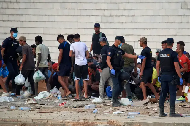 Video thumbnail for Migrants report abuse in Ceuta: Spanish authorities deny allegations of mistreatment