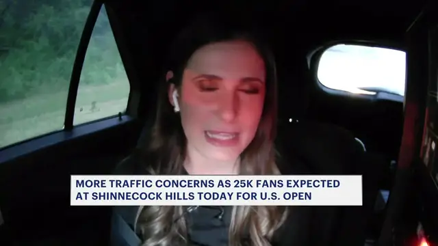 Video thumbnail for More traffic concerns as 25K fans expected at Shinnecock Hills for U.S. Open