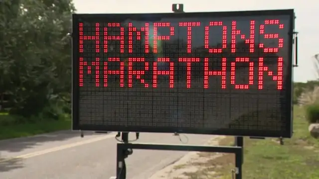 Video thumbnail for Hamptons Marathon canceled due to nor’easter