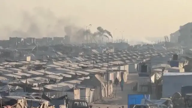 'Video thumbnail for Israeli military prepares to move Palestinians to southern Gaza'