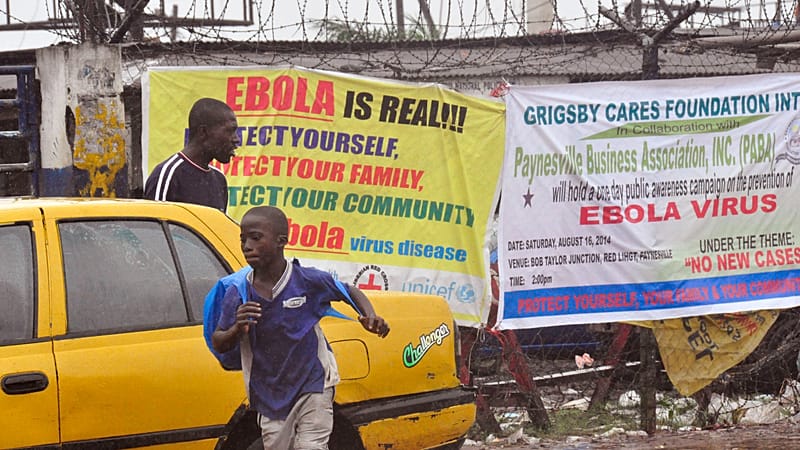 Video thumbnail for Celebrated Liberian doctor Jerry Brown warns of Ebola spread