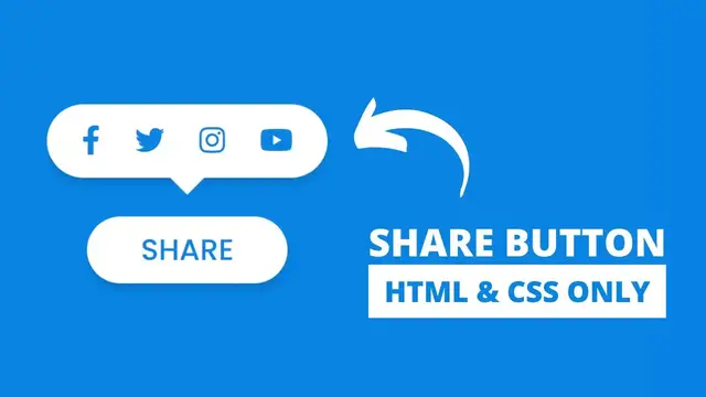 Video thumbnail for Share Button Tooltip using HTML & CSS _ Social Media Icons
