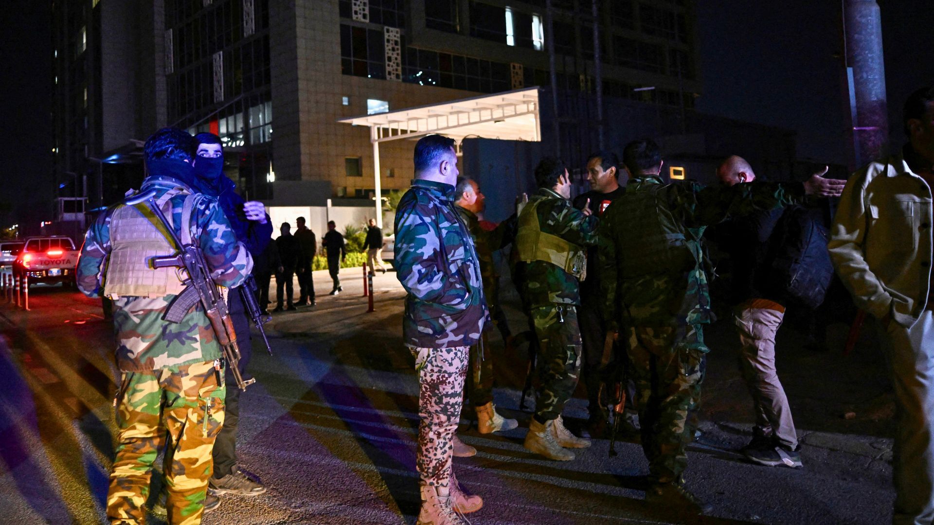 Video thumbnail for Air strike targets pro-Iranian paramilitary group base near Iraq’s Kirkuk