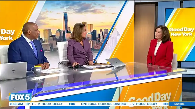 Video thumbnail for Hochul talks cellphone ban, working with Mamdani, raising taxes, MTA and SNAP | Full interview