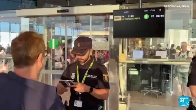 Video thumbnail for Spain starts border checks on Italy over Ceuta dispute