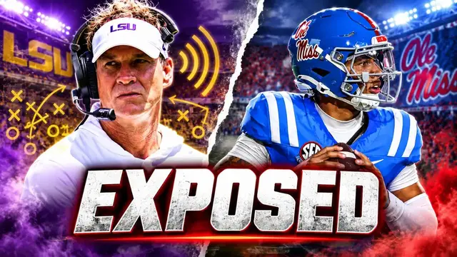 Video thumbnail for Ole Miss Insider REVEALS Lane Kiffin's HUGE Mistake vs Ole Miss - LSU's Signals EXPOSED?!