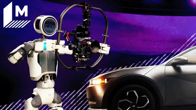Video thumbnail for Humanoid robots are stepping onto film sets, and Atlas is leading the way