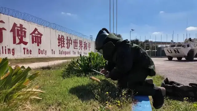 Video thumbnail for Lebanon: Chinese peacekeeping troops to Lebanon pass UNIFIL military capability assessment.