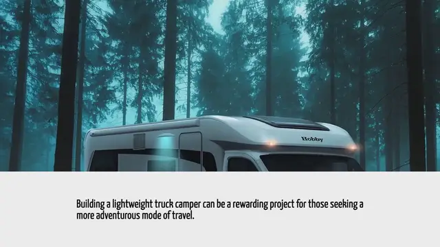 'Video thumbnail for How To Build A Lightweight Truck Camper'