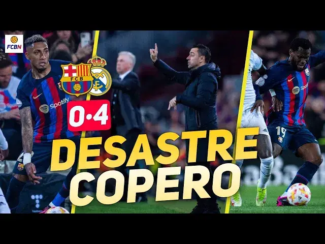 'Video thumbnail for 🚨 BARÇA 0-4 REAL MADRID 🚨 Las 3 CLAVES del KO: las BAJAS, el FACTOR MENTAL y el FONDO de ARMARIO'