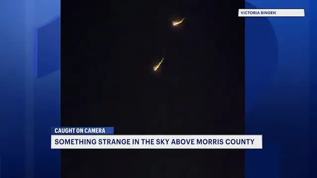 Video thumbnail for Strange lights in the skies over Morris County prompt UFO calls into News 12 newsroom